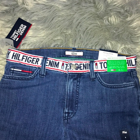 Brand New TOMMY HILFIGER Denim High Rise Legging - Picture 3 of 10